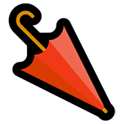 🌂 Emoji geschlossener Regenschirm Microsoft Windows 11.