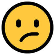😕 Emoji verwundertes Gesicht Microsoft Windows 11.