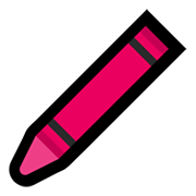 Émoji 🖍️ Crayon Pastel sur Microsoft Windows 11.
