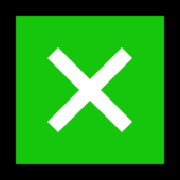 Emoji ❎ Croce Con Quadrato su Microsoft Windows 11.