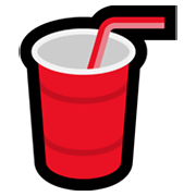 Emoji 🥤 Bicchiere Con Cannuccia su Microsoft Windows 11.