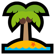 Emoji 🏝️ Isola Deserta su Microsoft Windows 11.