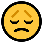 Emoji 😞 Faccina Delusa su Microsoft Windows 11.