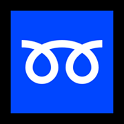 Emoji ➿ Doppio Occhiello su Microsoft Windows 11.