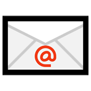 Émoji 📧 E-mail sur Microsoft Windows 11.