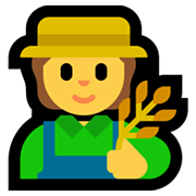 🧑‍🌾 Emoji Agricultor na Microsoft Windows 11.