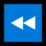 Emoji ⏪ Pulsante Di Riavvolgimento Rapido su Microsoft Windows 11.