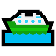 Emoji ⛴️ Traghetto su Microsoft Windows 11.
