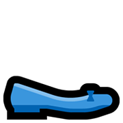 🥿 Emoji flacher Schuh Microsoft Windows 11.