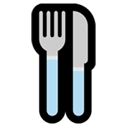 🍴 Emoji Tenedor Y Cuchillo en Microsoft Windows 11.