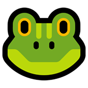 🐸 Emoji Frosch Microsoft Windows 11.