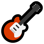 🎸 Emoji Guitarra en Microsoft Windows 11.