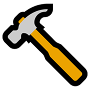🔨 Emoji Hammer Microsoft Windows 11.