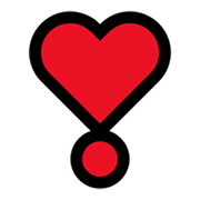 ❣️ Emoji Exclamación De Corazón en Microsoft Windows 11.