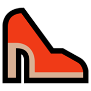 👠 Emoji Zapato De Tacón en Microsoft Windows 11.