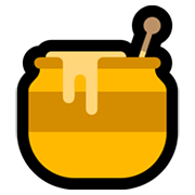 Emoji 🍯 Barattolo Di Miele su Microsoft Windows 11.