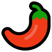 Emoji 🌶️ Peperoncino su Microsoft Windows 11.