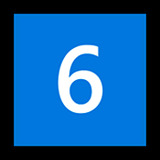 6️⃣ Emoji Tecla: 6 na Microsoft Windows 11.