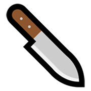 Émoji 🔪 Couteau De Cuisine sur Microsoft Windows 11.