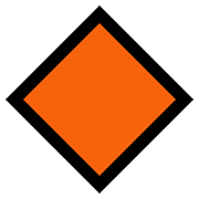 Émoji 🔶 Grand Losange Orange sur Microsoft Windows 11.