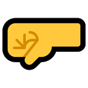 Emoji 🤛 Pugno A Sinistra su Microsoft Windows 11.