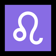 ♌ Emoji Signo De Leão na Microsoft Windows 11.