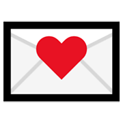 Emoji 💌 Lettera D’amore su Microsoft Windows 11.