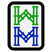 🀗 Emoji Mahjong - Ocho bambúes en Microsoft Windows 11.