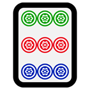 🀡 Emoji Mahjong - nueve puntos en Microsoft Windows 11.
