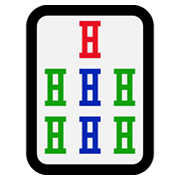 🀖 Emoji Mahjong - siete bambúes en Microsoft Windows 11.