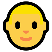 👱‍♂️ Emoji Homem: Cabelo Loiro na Microsoft Windows 11.