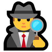 🕵️‍♂️ Emoji Detektiv Microsoft Windows 11.