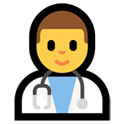 👨‍⚕️ Emoji Homem Profissional Da Saúde na Microsoft Windows 11.