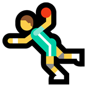 🤾‍♂️ Emoji Hombre Jugando Al Balonmano en Microsoft Windows 11.