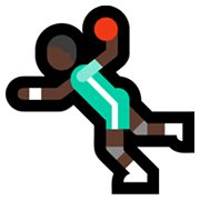 🤾🏿‍♂️ Emoji Handballspieler: dunkle Hautfarbe Microsoft Windows 11.