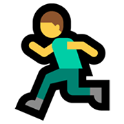 🏃‍♂️ Emoji Hombre Corriendo en Microsoft Windows 11.