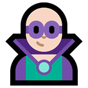 🦹🏻‍♂️ Emoji Homem Supervilão: Pele Clara na Microsoft Windows 11.