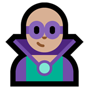 🦹🏼‍♂️ Emoji Homem Supervilão: Pele Morena Clara na Microsoft Windows 11.
