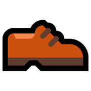👞 Emoji Sapato Masculino na Microsoft Windows 11.