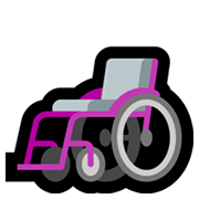 🦽 Emoji manueller Rollstuhl Microsoft Windows 11.