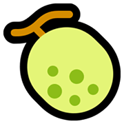 Emoji 🍈 Melone su Microsoft Windows 11.