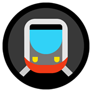 Emoji 🚇 Metropolitana su Microsoft Windows 11.