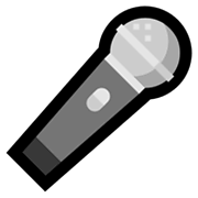 🎤 Emoji Micrófono en Microsoft Windows 11.