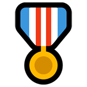 🎖️ Emoji Medalla Militar en Microsoft Windows 11.