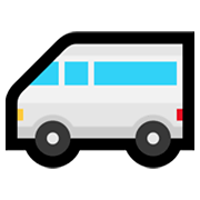 🚐 Emoji Minibús en Microsoft Windows 11.