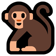 🐒 Emoji Macaco na Microsoft Windows 11.