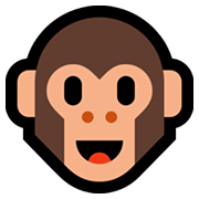 🐵 Emoji Rosto De Macaco na Microsoft Windows 11.