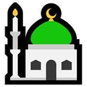🕌 Emoji Moschee Microsoft Windows 11.