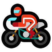 Emoji 🏍️ Motocicletta su Microsoft Windows 11.