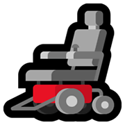 🦼 Emoji Cadeira De Rodas Motorizada na Microsoft Windows 11.